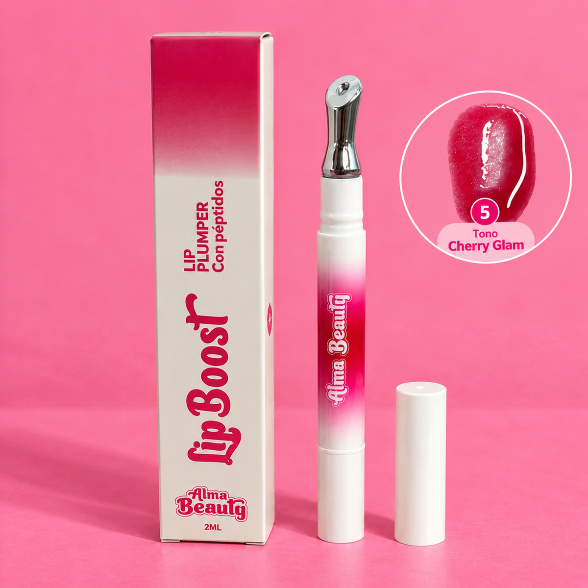 Lip boost potenciador de labios con peptidos Alma Beauty