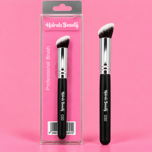 Brocha profesional Angular para corrector Alma Beauty