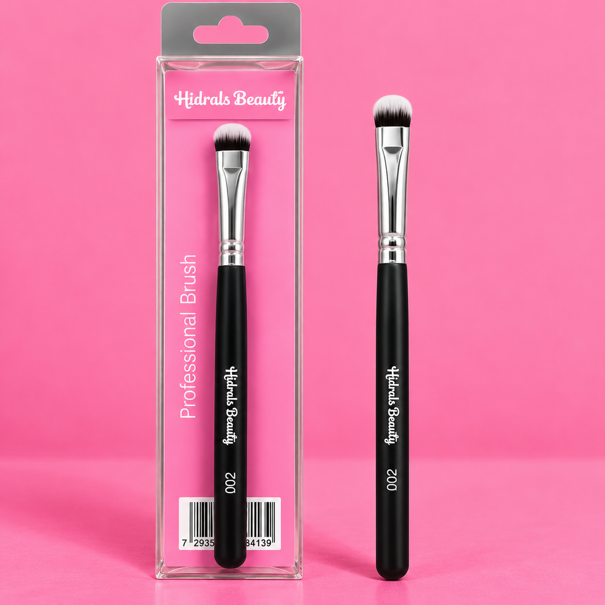 Brocha de ojos lengua de gato para sombras Alma Beauty