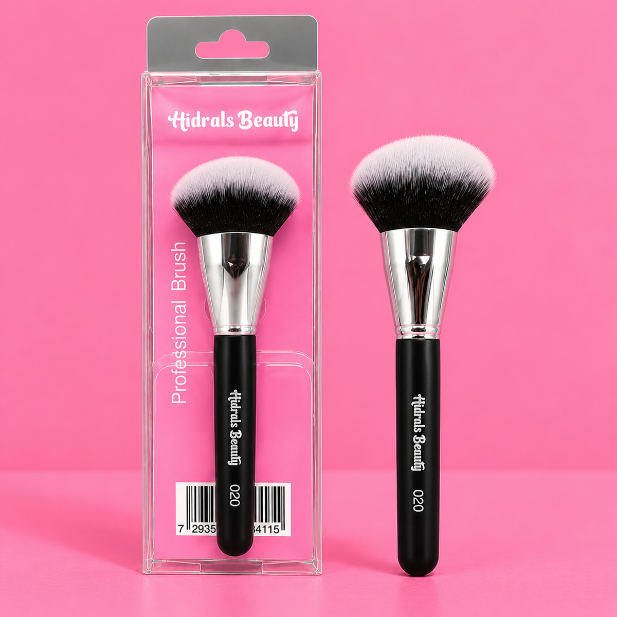 Brocha profesional redonda para base Alma Beauty