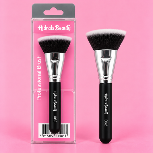 Brocha profesional para base y contorno Alma Beauty