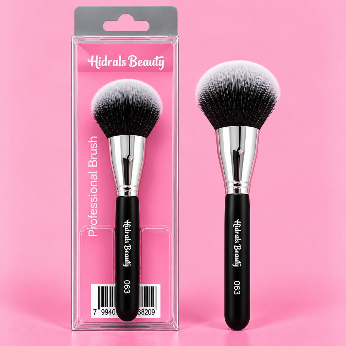 Brocha profesional para polvo Alma Beauty