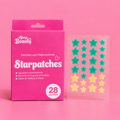 Parche para el acne starpatches con hidrocoloide Alma Beauty