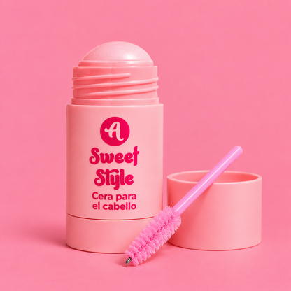 Cera moldeadora y fijadora para el cabello y cejas pink Alma Beauty