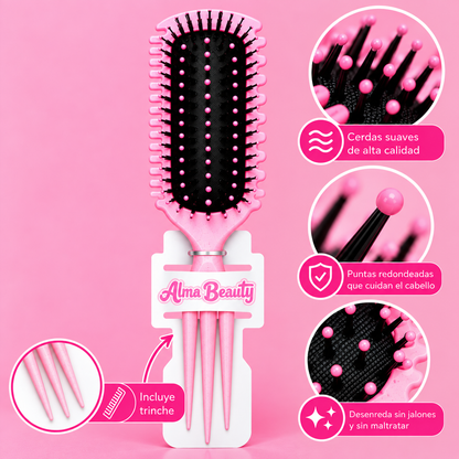 Cepillo para el cabello grande hair brush colores surtidos Alma Beauty