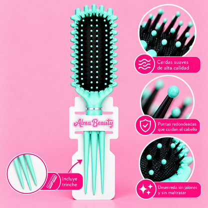 Cepillo para el cabello grande hair brush colores surtidos Alma Beauty
