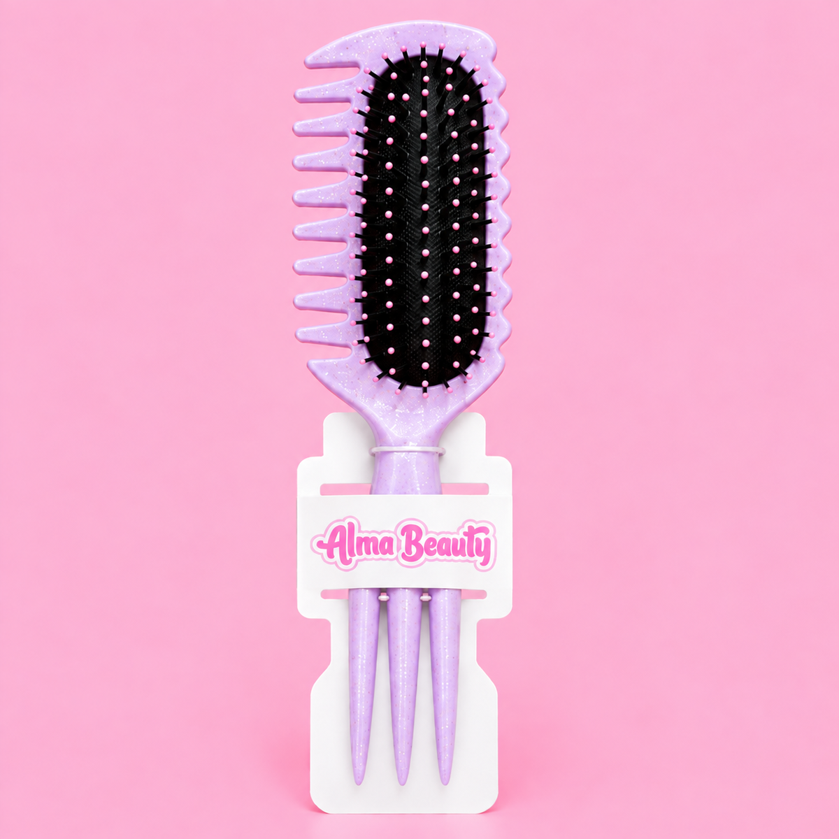 Cepillo para el cabello colores surtidos Alma Beauty