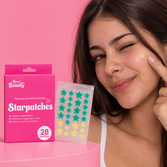 Parche para el acne starpatches con hidrocoloide Alma Beauty